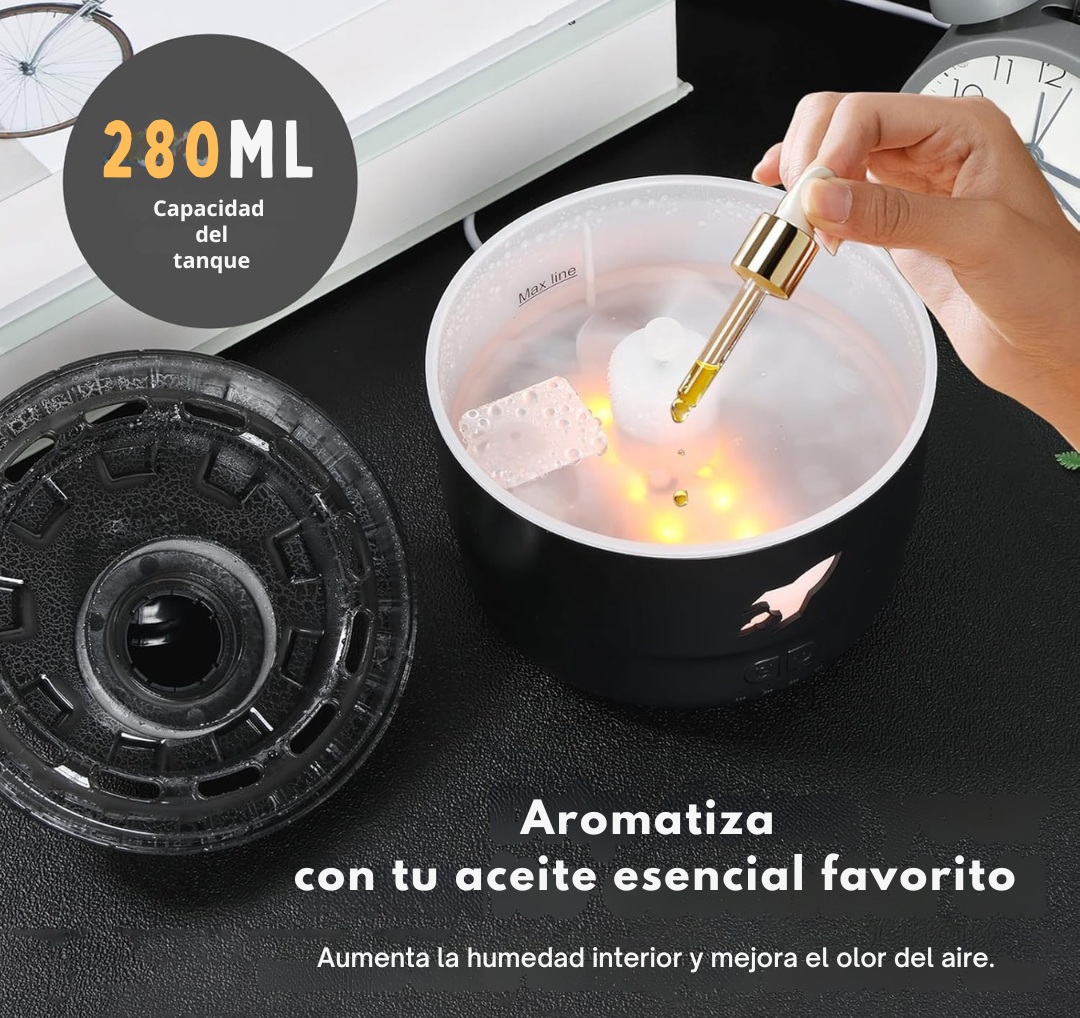 SmokeBlast™ HUMIDIFICADOR EN FORMA DE CAÑON